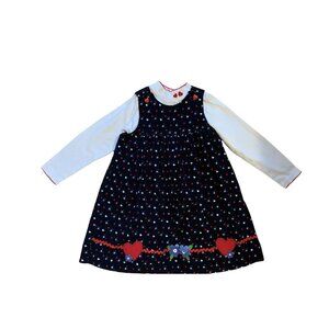 Sophie Rose Corduroy Jumper Dress Set Size 6